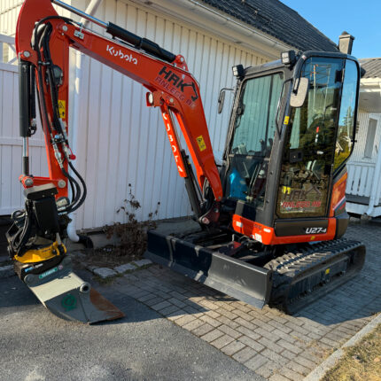 Kubota U27-4 HI avec rotor inclinable