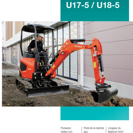 mini pelle neuve KUBOTA U17-5